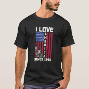 Kvinnor 67:e födelsedag i Kärlek sedan 1955 U T Shirt