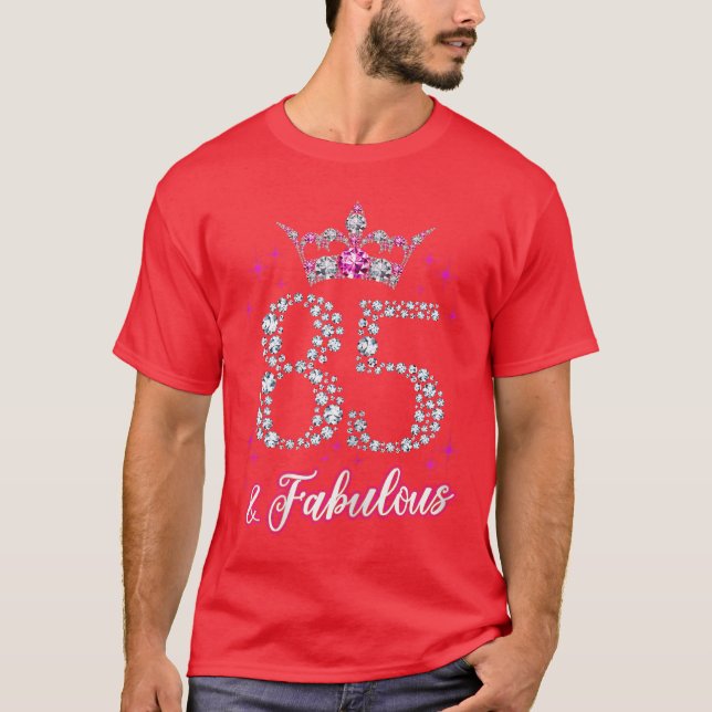 Kvinnor 85 och fantastisk 1935 85-årspresent t shirt (Framsida)