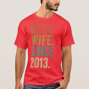 Kvinnor 9:e Bröllop-årsdagen, bästa fru sedan 22 T Shirt