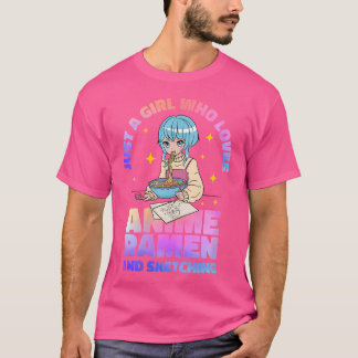 Kvinnor är bara en flicka som Kärlek anime Ramen o T Shirt