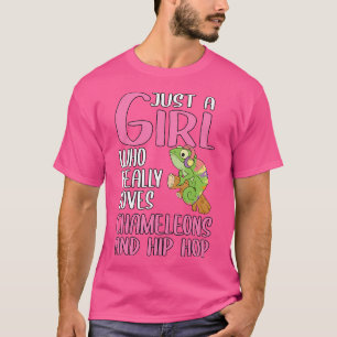 Kvinnor är bara en flicka som Verkligen Chameleons T Shirt