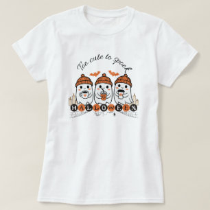 Kvinnor är för söta mot Spook Halloween Ghost T-Sh T Shirt