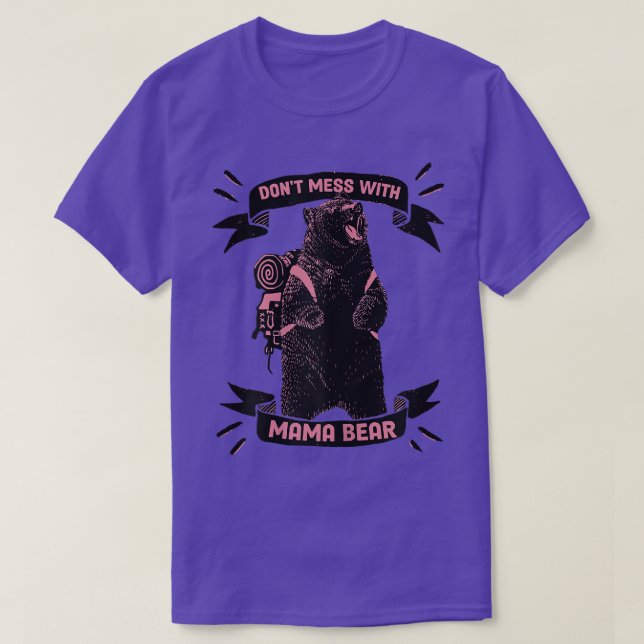 Kvinnor är inte  med Mamma Bear T Shirt (Design framsida)