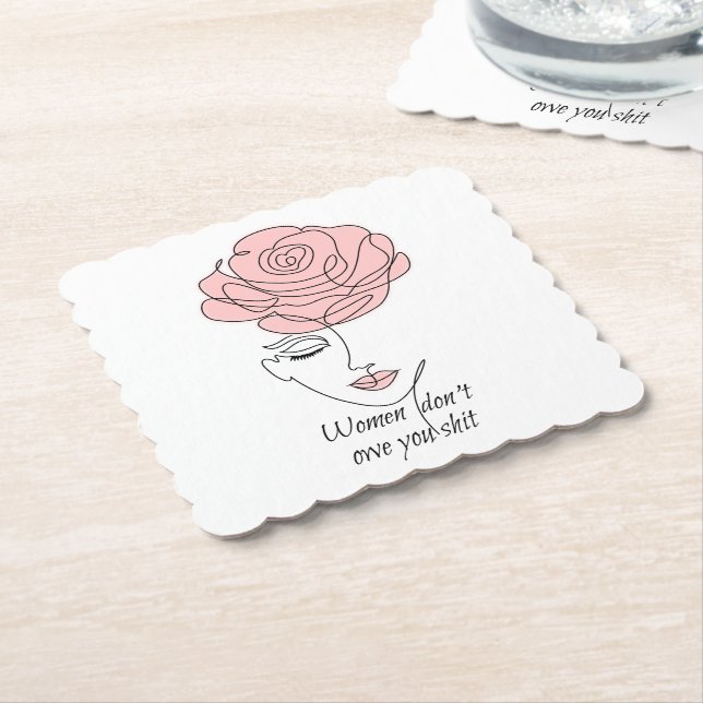 Kvinnor är inte skyldiga att du Underlägg (Vinklad)