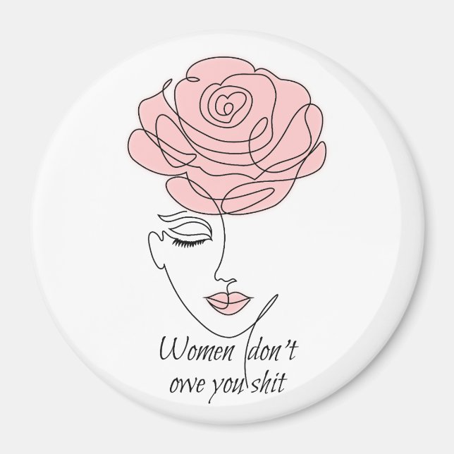 Kvinnor är inte skyldiga er Magnet (Framsidan)