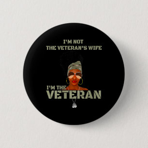 Kvinnor är inte veteranfrun jag är veteran V Knapp