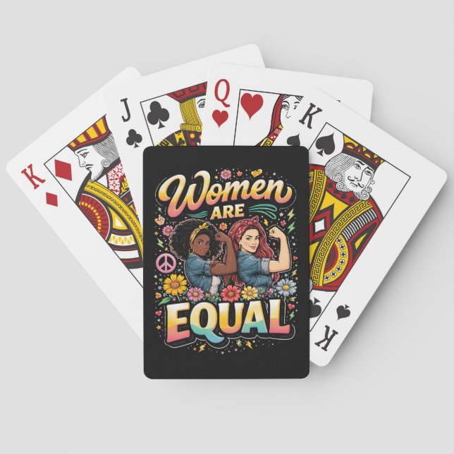 Kvinnor Är Lika Casinokort (Baksidan)
