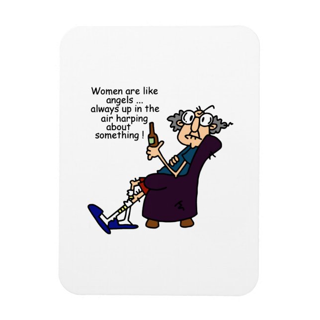 Kvinnor är som Änglar Magnet (Vertikal)