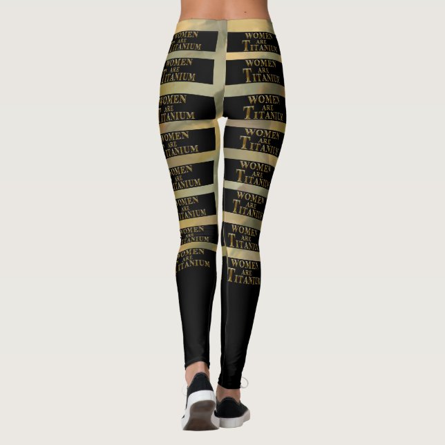 KVINNOR ÄR TITANIUM LEGGINGS (Baksida)