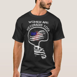 Kvinnor är veteraner för T-Shirt