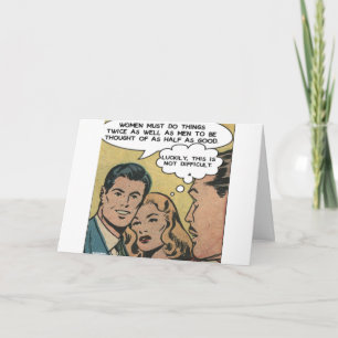 Kvinnor arbetar dubbelt så hårt som Manar Charlott Kort