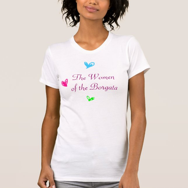 Kvinnor av Borgataen T-shirt (Framsida)