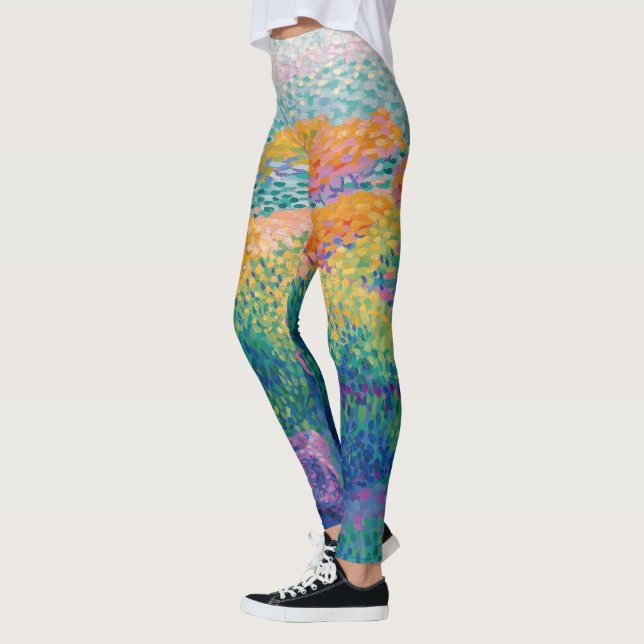KVINNOR AV DE KORTA PAINTING-LAGERNA LEGGINGS (Vänster)