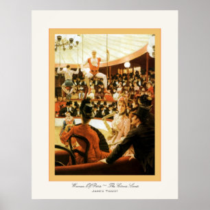 Kvinnor av Paris ~ cirkusälskare~en James Tissot Poster