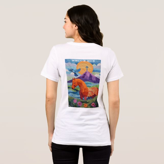 Kvinnor av Värde Kvillad T-Shirt (Baksida Full)