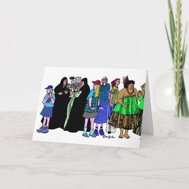 Kvinnor av världen - 5 kort (Framsida)