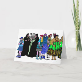 Kvinnor av världen - 5 kort