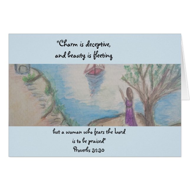 Kvinnor av vishet hälsningskort (Framsidan Horizontal)