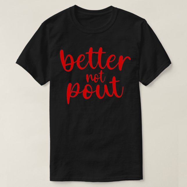 Kvinnor bättre än Pout-tomten från jultomten T Shirt (Design framsida)