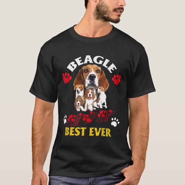 Kvinnor Beagle Beagle Mamma Best någonsin T Shirt (Framsida)
