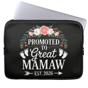 Kvinnor Beforderade till Stor Mamaw Laptop Fodral