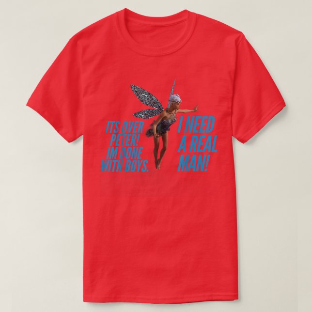 Kvinnor behöver en riktig man t shirt (Design framsida)
