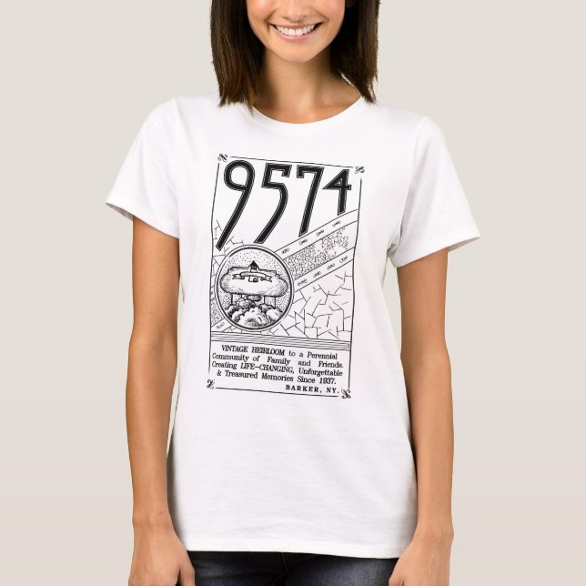 Kvinnor beklär tshirten tröja (Framsida)