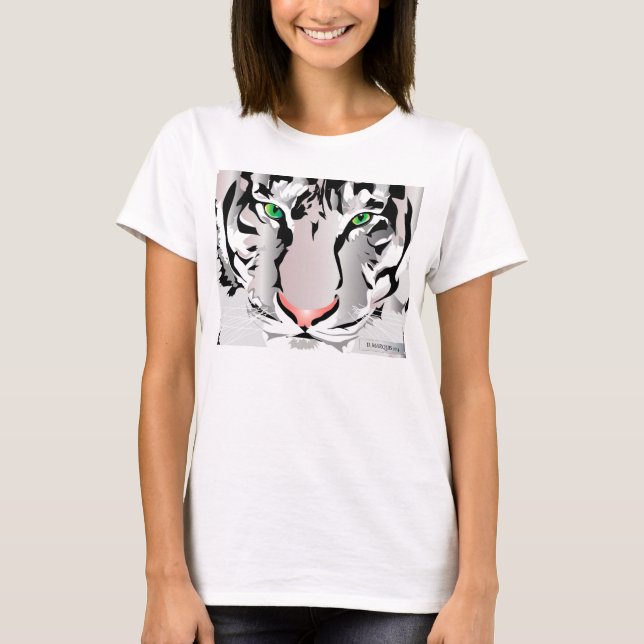 Kvinnor Bella Flowy Circle Top, White-TIGER-WHITE/ Tröja (Framsida)