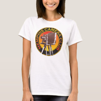 Kvinnor beskådar kameralogotypT-tröja T-shirt