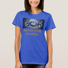 Kvinnor blå T-Shirt