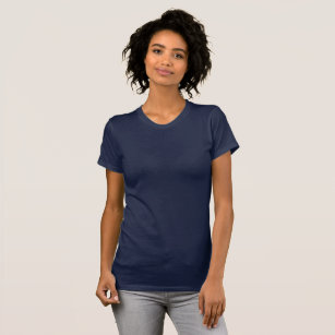Kvinnor - blå T-Shirt/Anpassa T Shirt