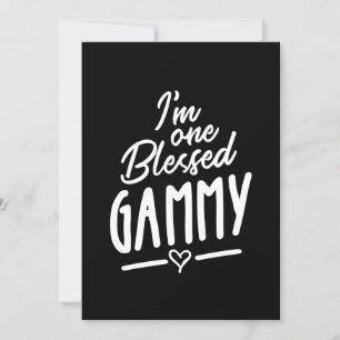 Kvinnor Blad Gammy Grandma Gift Inbjudningar