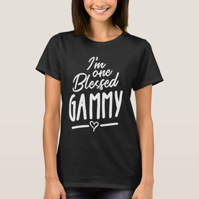 Kvinnor Blad Gammy Grandma Gift T Shirt (Framsida)
