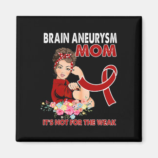 Kvinnor Brain Aneurysm Awareness Ribbon Magnet