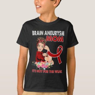 Kvinnor Brain Aneurysm Awareness Ribbon T Shirt