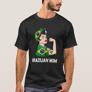 Kvinnor brasilianska brasilianska rötter Brasil Ma T Shirt