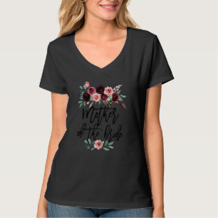 Kvinnor Bröllopsfest Bröllop För Mamma Brudens Mor T Shirt