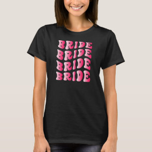 Kvinnor Brud Jag Gör Besättning Retro Möhipparty B T Shirt