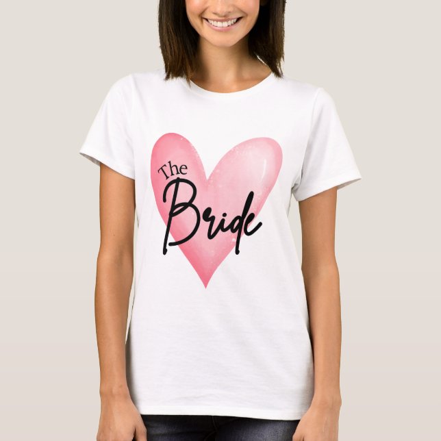 Kvinnor - Bruden Stylish T-shirt  (Framsida)