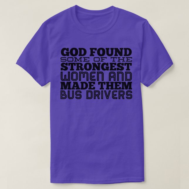 KVINNOR BUSS DRIVER T SHIRT (Design framsida)