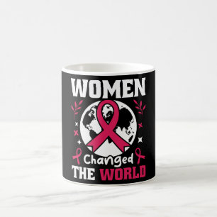 Kvinnor bytte ut feminismen i världen kaffemugg