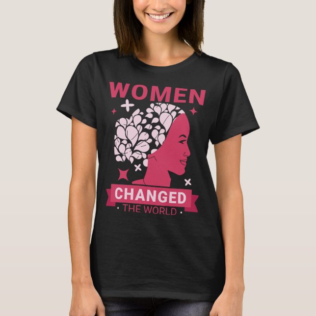 Kvinnor bytte ut feminismen i världen t shirt (Framsida)