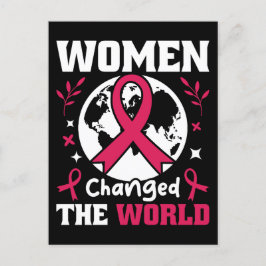 Kvinnor bytte ut feminismen i världen vykort
