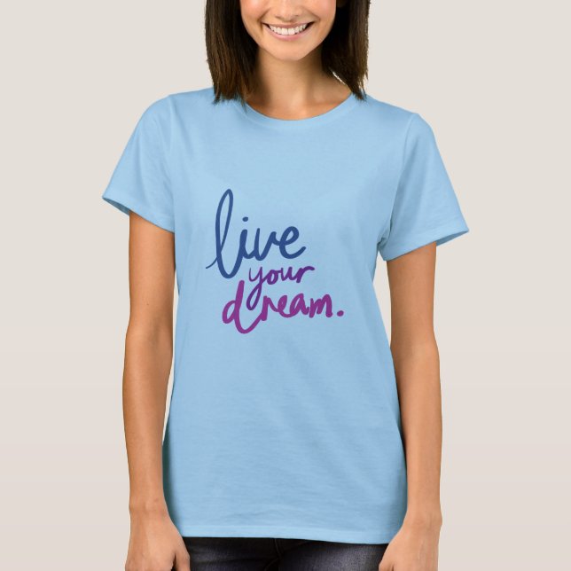 kvinnor casual vit fall gratis citat t-shirt (Framsida)