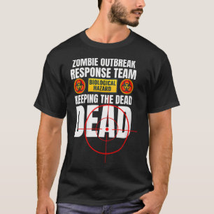 Kvinnor Coola Zombie T Shirt För manar och kvinnor