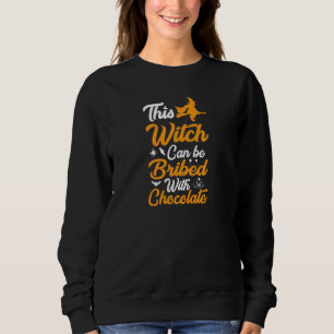 Kvinnor Denna häxa kan mutas med choklad Hal T Shirt