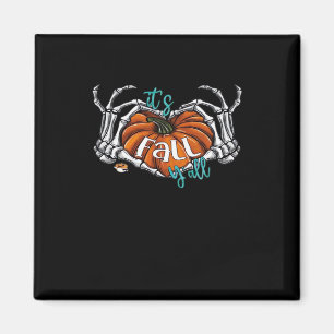 Kvinnor Det är Fall Y'all Pumpkin Gnome Autumn Trä Magnet