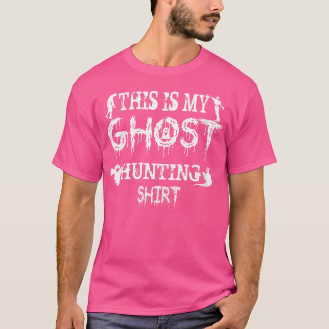 Kvinnor Detta Är Min Spökjakt T Shirt (Framsida)