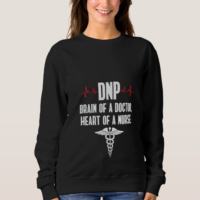 KVINNOR DNP Doktor under amningspraxis Brain Nur N T Shirt (Framsida)