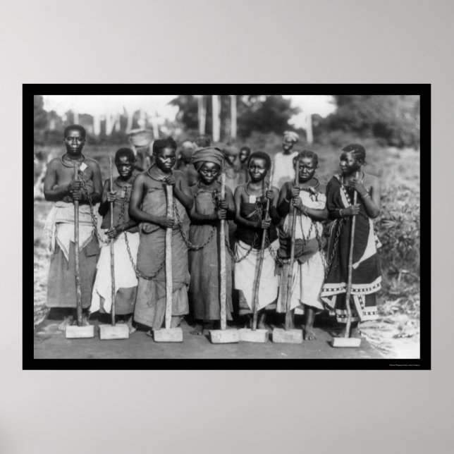 Kvinnor dömde Tanganyika 1895 Poster (Framsidan)